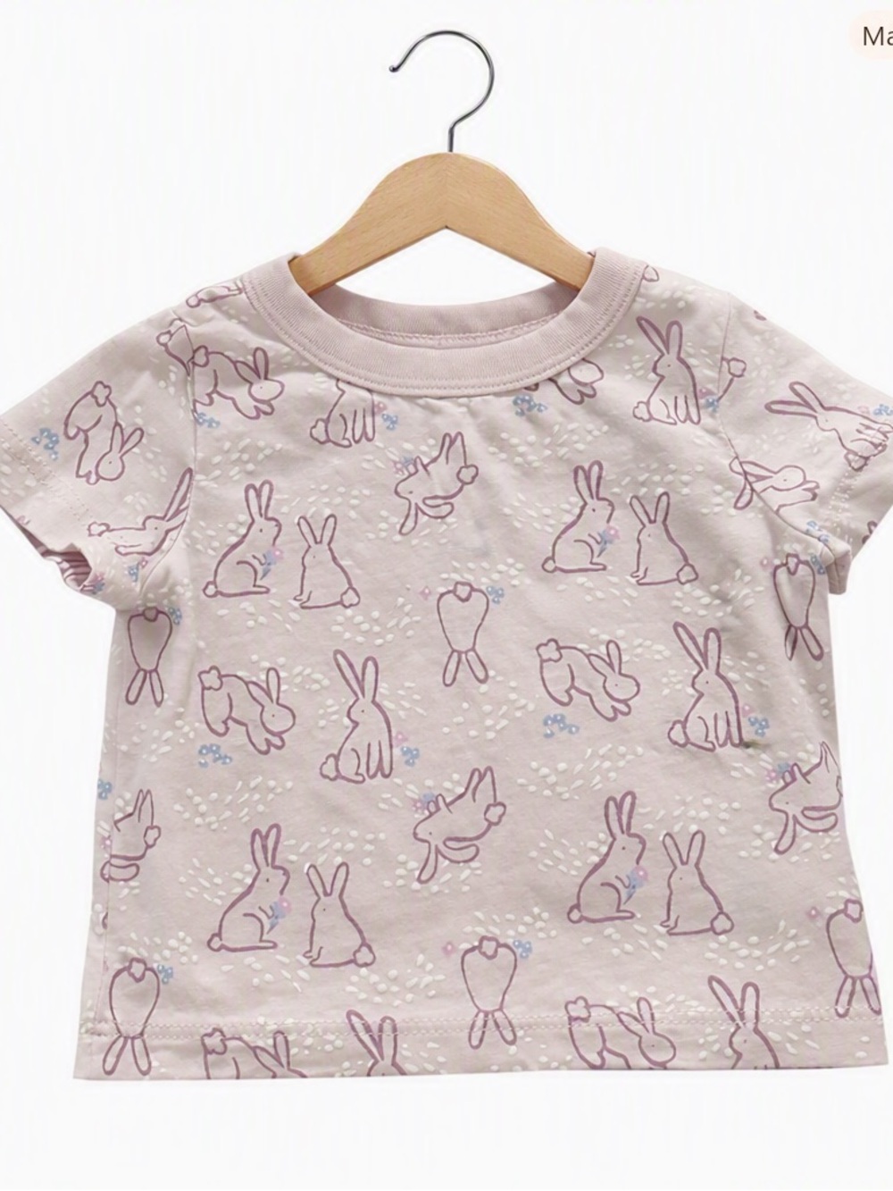 10/$15 Joe Fresh Pink Bunnies Print T-Shirt